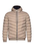 Down Jacket Fôret Jakke Beige Armani Exchange