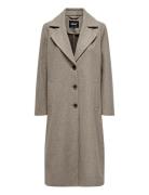 Onlemma Life Reg. Long Coat Otw Outerwear Coats Winter Coats Grey ONLY