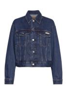 Hero 90S Trucker Jacket Dongerijakke Denimjakke Blue Calvin Klein Jean...