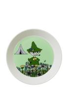 Moomin Plate Ø19Cm Snufkin Home Tableware Plates Dinner Plates Green A...