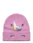 Beanie Unicorn Accessories Headwear Hats Beanie Pink Lindex