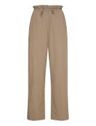 Track Trousers Bottoms Trousers Straight Leg Brown Rosemunde