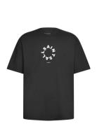 Tierra Ss Crew Tops T-shirts Short-sleeved Black AllSaints