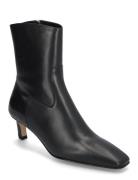 Nash Black Leather Ankle Boots Shoes Boots Ankle Boots Ankle Boots Wit...