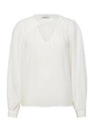 Kabarbara Blouse Tops Blouses Long-sleeved White Kaffe