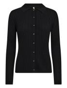 Sc-Fetima Tops Knitwear Cardigans Black Soyaconcept