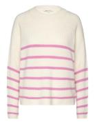 Pullover With Stripes Tops Knitwear Jumpers Multi/patterned Tom Tailor