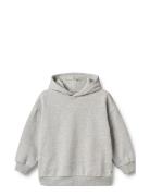 Hoodie Bonno Tops Sweat-shirts & Hoodies Hoodies Grey Wheat