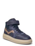 Bisgaard Mio E Tex Høye Sneakers Navy Bisgaard