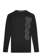 Long Sleeve T-Shirt Tops T-shirts Long-sleeved T-shirts Black BOSS