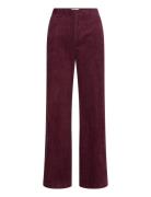 Clarissepw Pa Bottoms Jeans Straight-regular Burgundy Part Two