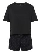 S/S Short Set Pyjamas Black Calvin Klein