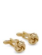 Cufflinks Mansjettknapper Gold Lindbergh Black