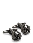 Cufflinks Mansjettknapper Black Lindbergh Black