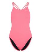 Nike W Spiderback Piece Sport Swimsuits Pink NIKE SWIM