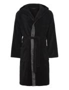 Men's Woven Bathrobe Morgenkåpe Badekåpe Black Emporio Armani