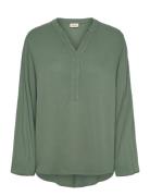 Frhaida Bl 1 Tops Blouses Long-sleeved Green Fransa