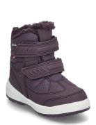 Toasty Warm Gtx 2V Vinterstøvletter Med Borrelås Purple Viking