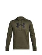 Ua Armour Fleece Big Logo Hd Tops Sweat-shirts & Hoodies Hoodies Khaki...