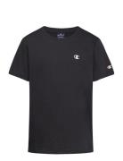 Crewneck T-Shirt Tops T-shirts Short-sleeved Black Champion