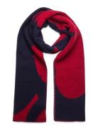 Sävellys Unikko Accessories Scarves Winter Scarves Navy Marimekko