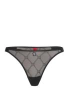 Thong Sporty Lace Stringtruse Undertøy Black HUGO