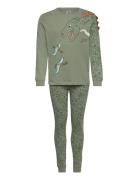 Pyjama 3D Pyjamas Sett Green Lindex