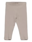 Leggings Basic Rib Bottoms Leggings Grey Lindex