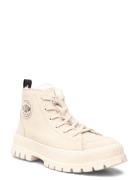 Pallashock Zip Warm Høye Sneakers Beige Palladium