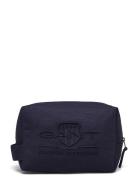 Tonal Shield Wash Bag Toalettveske Navy GANT