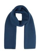 Scarf Rib Accessories Scarves Winter Scarves Blue Tom Tailor