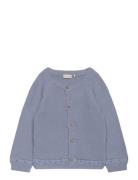 Cardigan Knit Tops Knitwear Cardigans Blue Fixoni