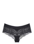 Body Make-Up Illusion Lace Shorty Truse Brief Truse Black Triumph