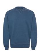 Sweater L/S Tops Sweat-shirts & Hoodies Sweat-shirts Blue United Color...