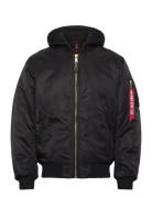 Ma-1 Zh Back Emb Bomberjakke Jakke Black Alpha Industries