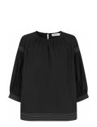 Madoritana Tops T-shirts & Tops Long-sleeved Black Masai