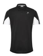 Club 22 Tech Polo Shirt Men Sport Polos Short-sleeved Black Head