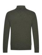 Speckled Wool-Blend Mockneck Sweater Tops Sweat-shirts & Hoodies Sweat...