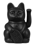 Vinkende Kat - Maneki-Neko Mini Lucky Cat - Black Home Decoration Deco...