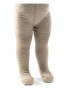 Wool Tights, Grey/Silver Tights Beige Smallstuff