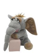 Elephant Hand Puppet 25 Cm. Toys Soft Toys Stuffed Animals Grey Magni ...