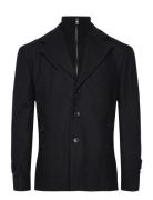 Bs Kodiak Regular Fit Coat Ullfrakk Frakk Black Bruun & Stengade