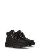 Tommy Hilfiger Kids Mid Winter Boots Vinterstøvletter Med Snøring Blac...