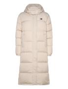 Tjw Alaska Long Puffer Ext Fôret Kåpe Cream Tommy Jeans