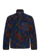 Paisley Pile Fleece Jacket Tops Sweat-shirts & Hoodies Fleeces & Midla...