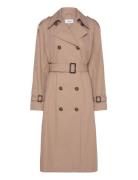 Jenna Trench Coat Kåpe Beige Reiss