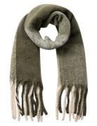 Sc-France Accessories Scarves Winter Scarves Khaki Green Soyaconcept