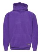 Rrjagger Sweat Boxy Fit Tops Sweat-shirts & Hoodies Hoodies Purple Red...