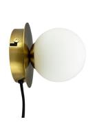 Sia Væglampe Med Kuppel Og Messing Bagplade Home Lighting Lamps Wall L...