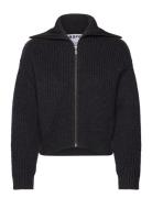 Yummy Cardigan Tops Knitwear Cardigans Black Hope